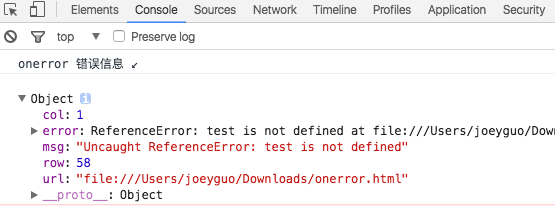 onerror