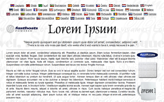 Do you speak Latin? No? This content would pass as accessible,   readable and valid!