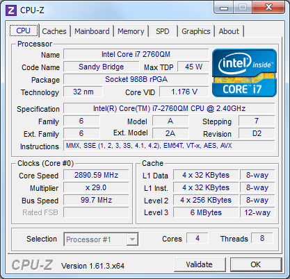ThinkPad 520 CPU