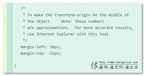IE矩阵变换与margin偏移