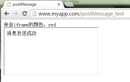 postMessage-show